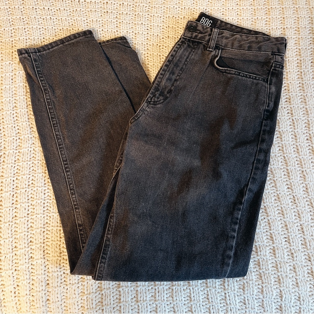 urban outfitters bdg black mom jeans